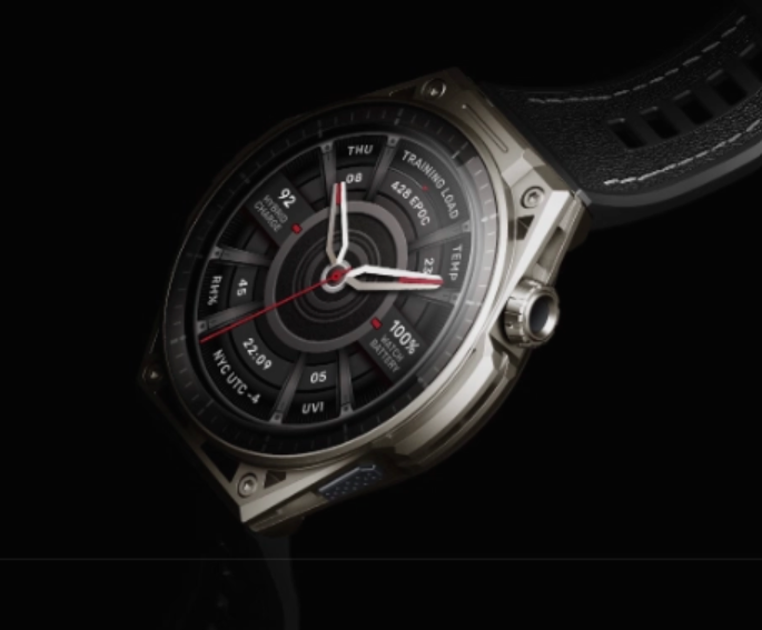 Amazfit Balance Ultra smartwatch during outdoor activity testing durability